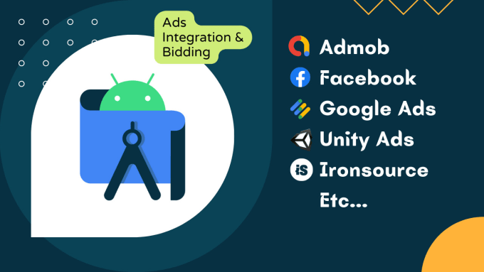 Gig Preview - Integrate admob, facebook, applovin on any android app, upgrade API level 34