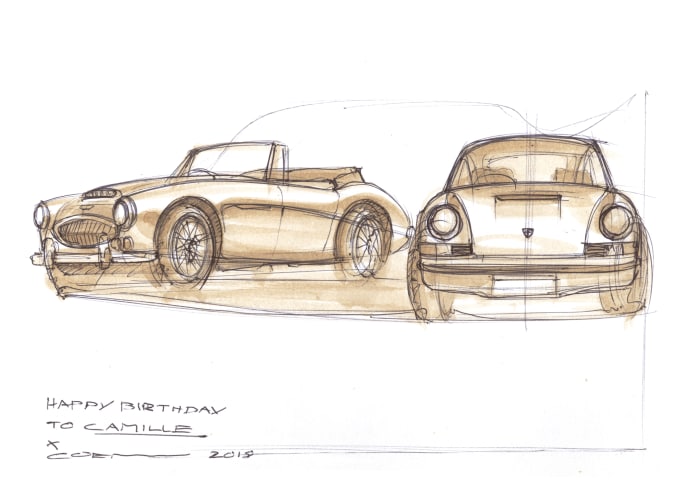 Gig Preview - Sketch cars with coffee