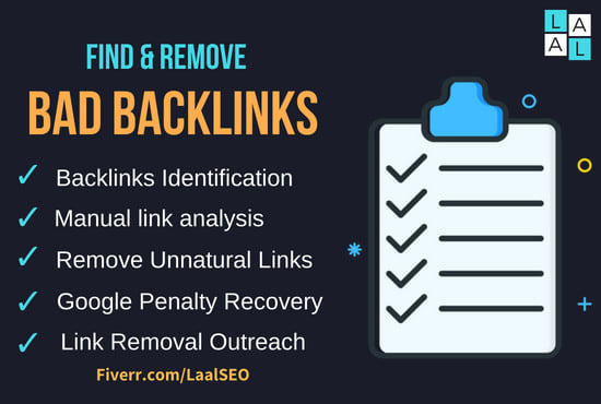 Gig Preview - Do backlinks audit, analyze, remove toxic and spam links