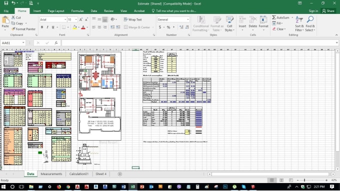 Gig Preview - Do bill of quantity estimation of construction material