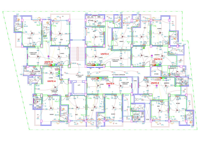 Gig Preview - Draw and design electrical drawing, floor plan and plumbing