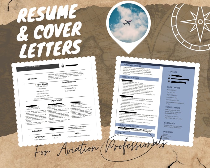 Bestseller - create professional aviation resumes and cover letters