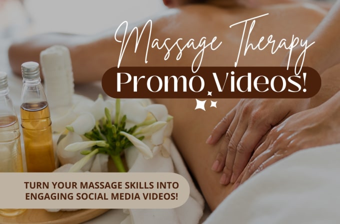 Gig Preview - Mesmerizing massage video promotion for relaxation