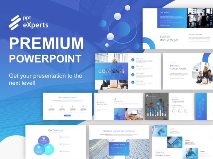 Gig Preview - Design a premium startup presentation