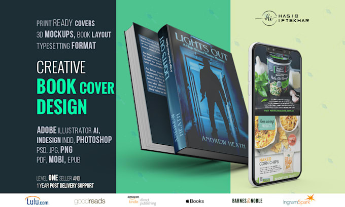 Gig Preview - Design ebook cover or print ready book cover