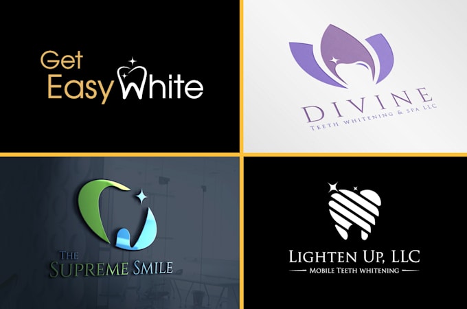 Bestseller - create dental clinic, health care, teeth whitening logo design