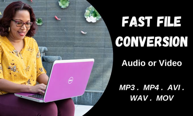 Gig Preview - Convert your video or audio files mp3 wav m4a wma mp4 mov