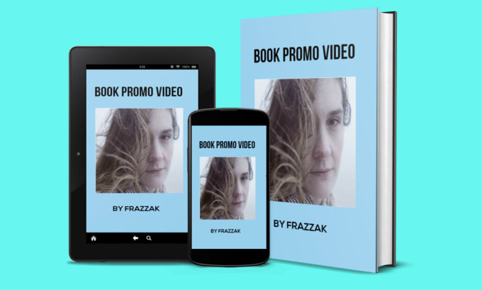 Gig Preview - Make a cinematic book trailer or book promo video