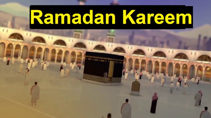 Gig Preview - Make exclusive ramadan mubarak greetings intro video