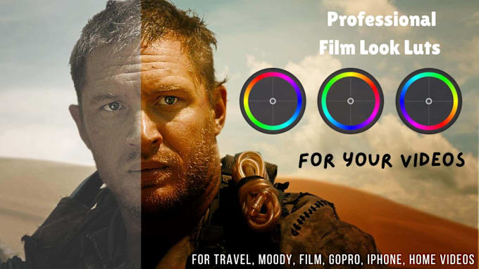 Gig Preview - Provide pro film luts for color grading