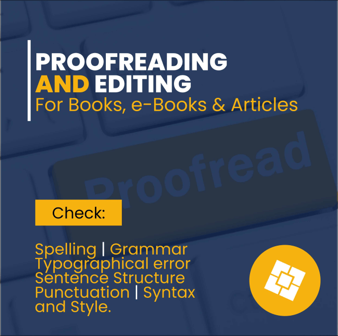 Gig Preview - Be your unique proofreader, book editor, copy editor