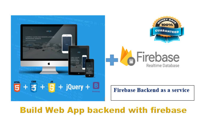 Gig Preview - Build webapps backend with firebase