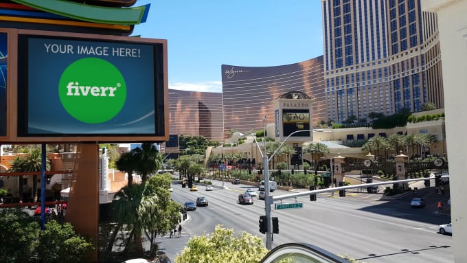 Gig Preview - Add your content to billboards in las vegas in this promo commercial