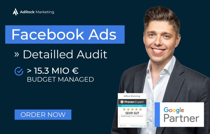 Gig Preview - Our agency will professionally audit your facebook ads account