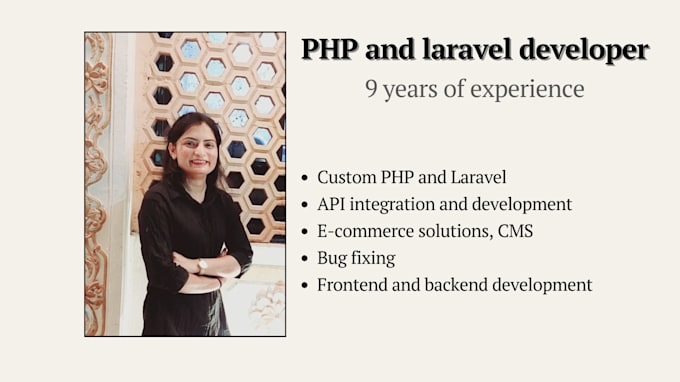 Gig Preview - Develop professional PHP and laravel web applications