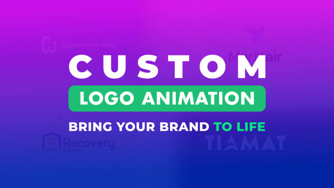 Gig Preview - Create totally custom logo animation