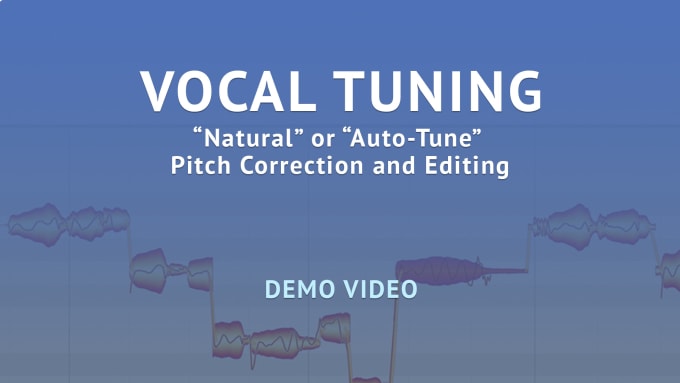 Gig Preview - Edit, tune, or autotune your vocals