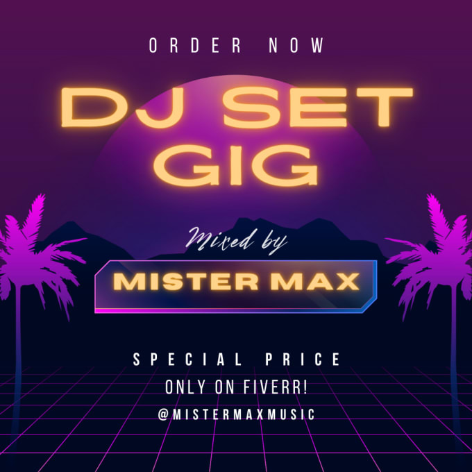 Gig Preview - Make a professional dj mix with your own playlist or genre