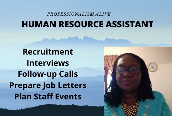 Gig Preview - Provide human resource assistance