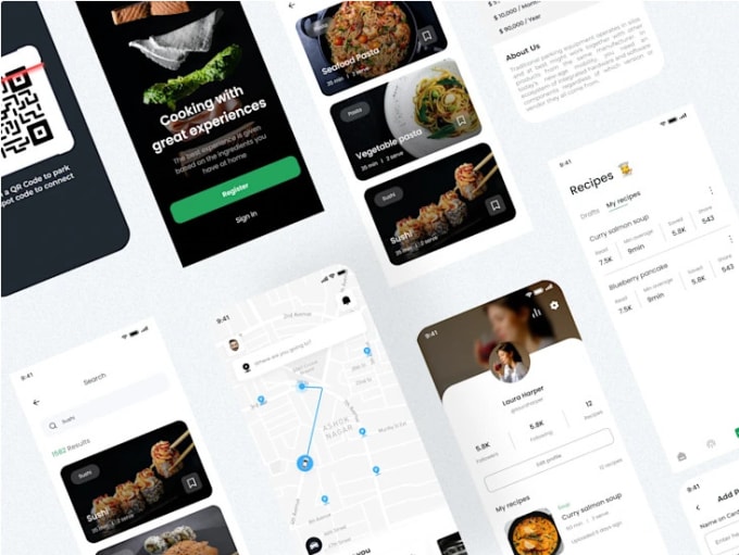 Gig Preview - Build a food delivery app multi restaurant single restaurant website food app