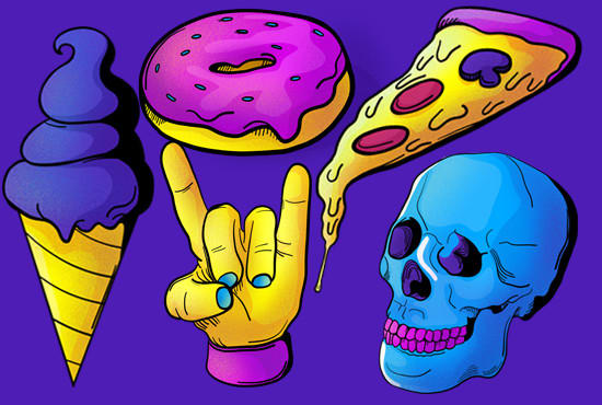 Gig Preview - Illustrate anything you want in a cartoon pop art style