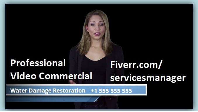 Gig Preview - Create a professional water damage restoration local video