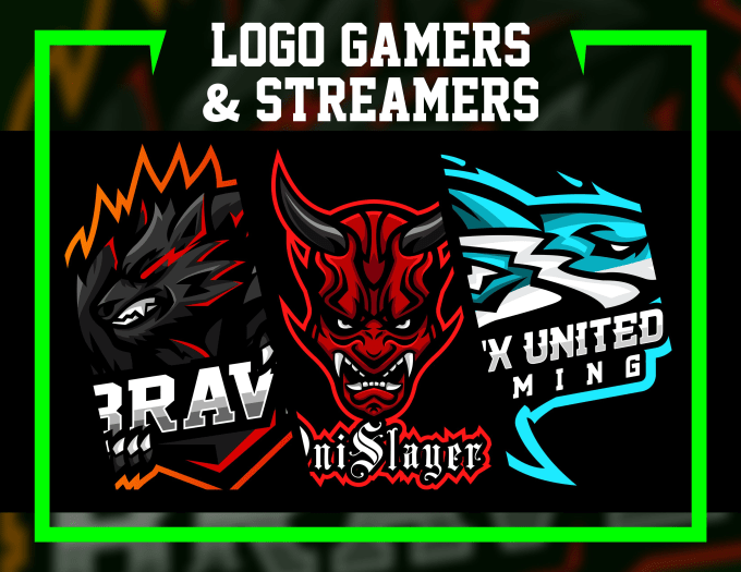 Gig Preview - Design original logo gamers and streamers