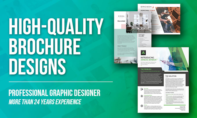 Gig Preview - Create a professional brochure design