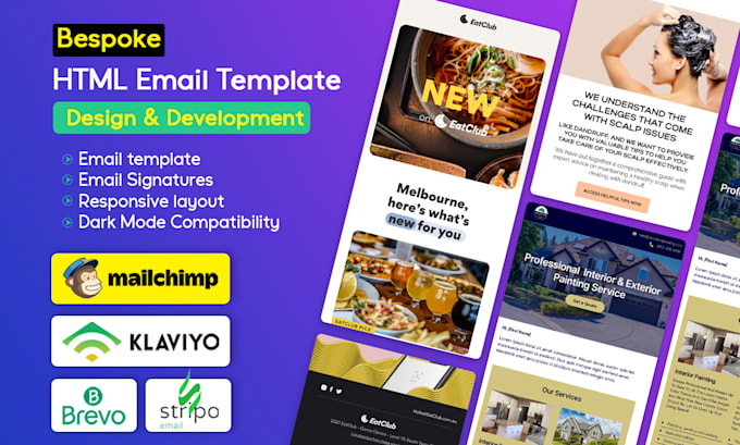 Bestseller - responsive HTML email template with dark mode