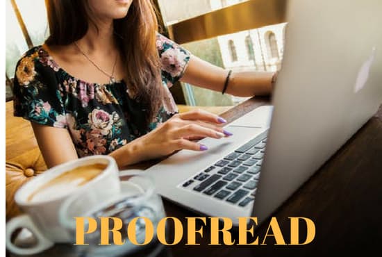 Gig Preview - Proofread and edit  your writing to perfection