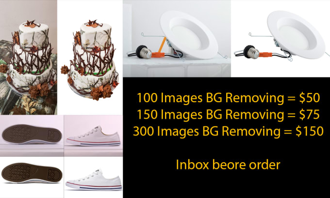 Gig Preview - Do bulk background removing of product photos