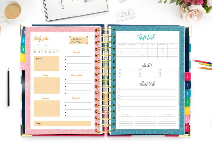 Gig Preview - Do minimalist planner or journal design