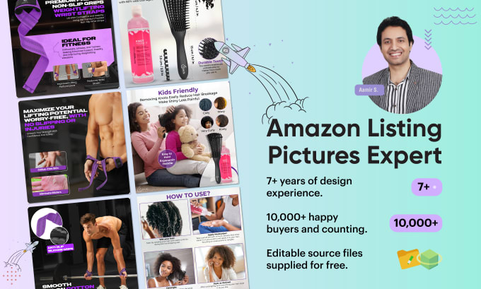 Gig Preview - Our agency will design amazon listing pictures, amazon product photos that increase conversions