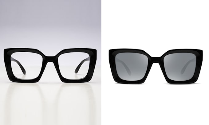 Gig Preview - Do eye glass images retouching