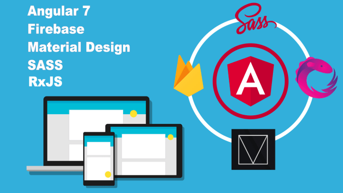 Gig Preview - Develop firebase based website with angular 8 and material