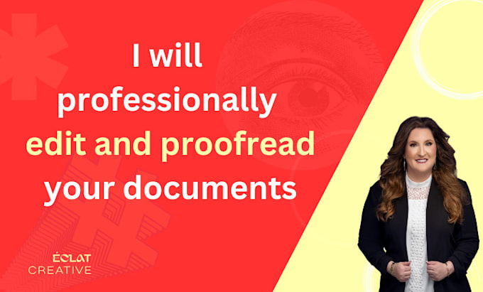 Gig Preview - Professionally edit and proofread your documents