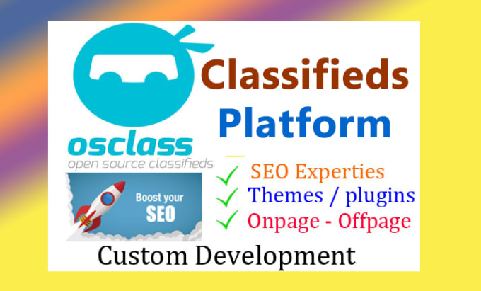 Gig Preview - Do osclass custom development with onpage seo optimization