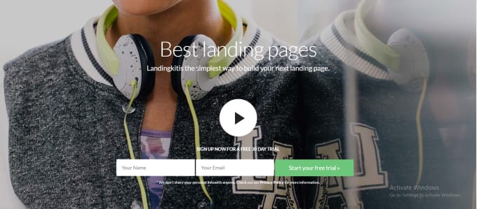 Gig Preview - Create wordpress landing page or html landing page