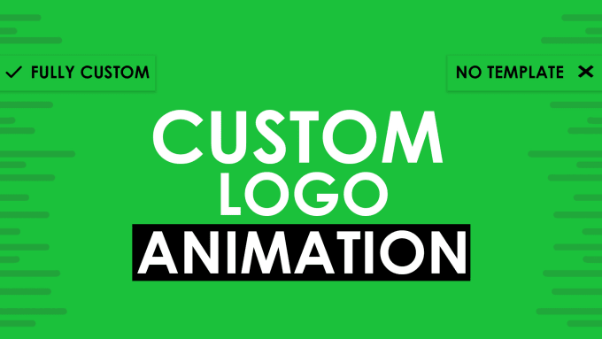 Gig Preview - Create custom logo animation