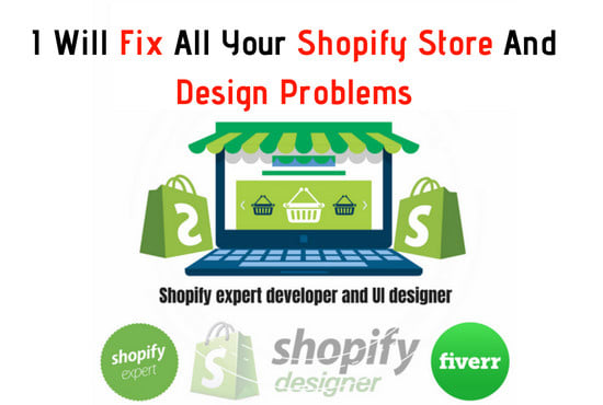 Gig Preview - Fix all your shopify store and design problems