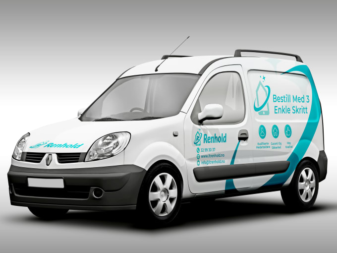 Gig Preview - Design modern vehicle wrap, van wrap and car wrap