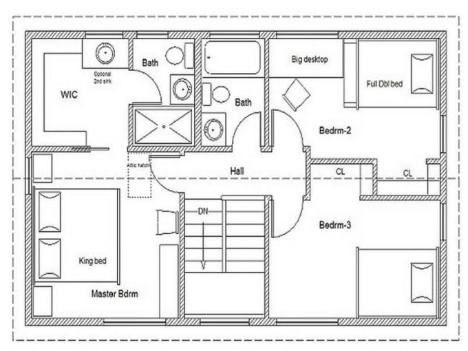 Gig Preview - Design 2d, 3d plans drawing using autocad and sketch