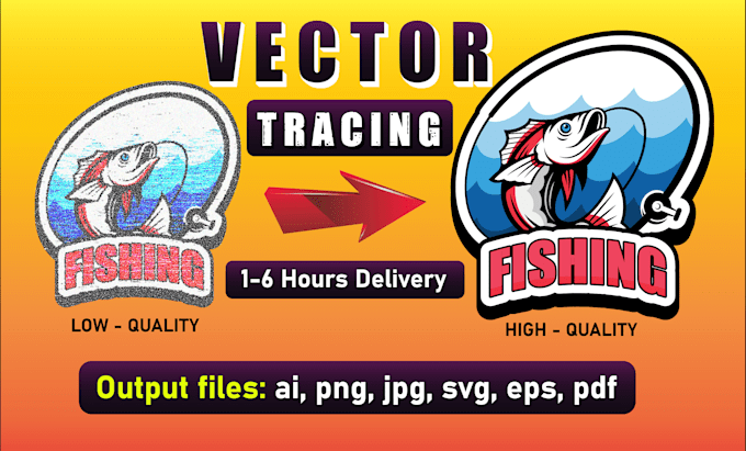 Gig Preview - Redraw, vectorize, redesign, revamp, improve, clean up logo to vector format