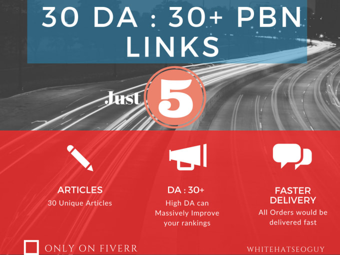 Gig Preview - Create 30 da 30 links for you for faster rankings