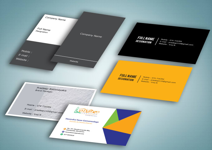 Gig Preview - Design an amazing business cards, letterheads, stationery designs