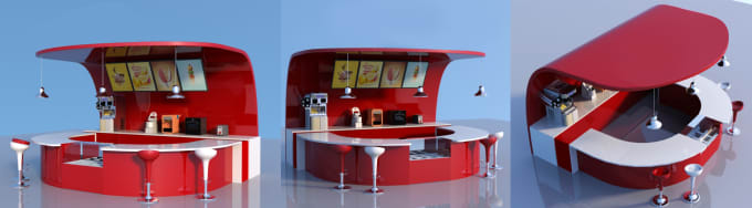 Gig Preview - Craft your kiosk into reality with hyper realistic