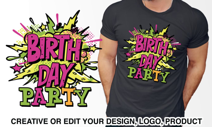 Gig Preview - Do creative or redraw your tshirt design, logo, product fast