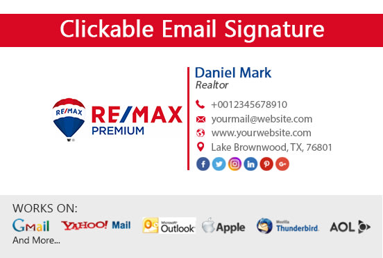 Gig Preview - Design html email signature for gmail and outlook