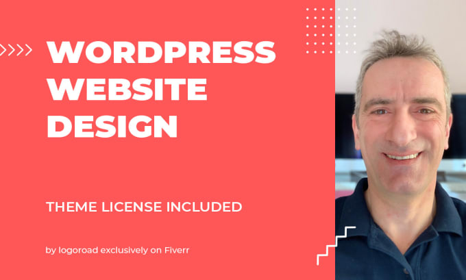 Gig Preview - Design a wordpress website with theme license included