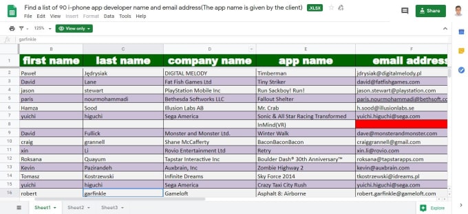 Gig Preview - Do data scraping, web scraping data mining, prospecting list